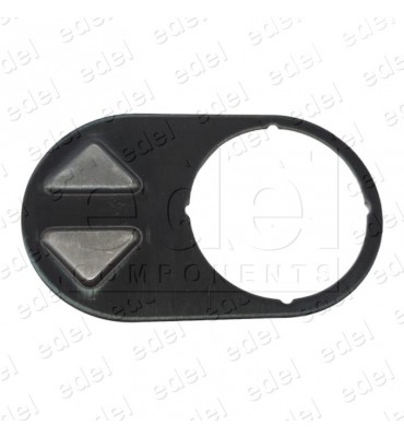 CBBN30R00_FD PLACA DMG BRUTUS BLACK FLECHA DOBLE