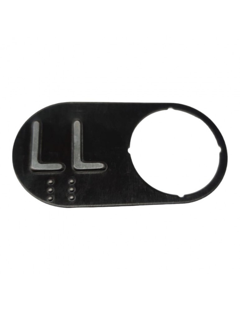 CBBN30B00_LL  PLAQUE DMG BRUTUS BLACK LL