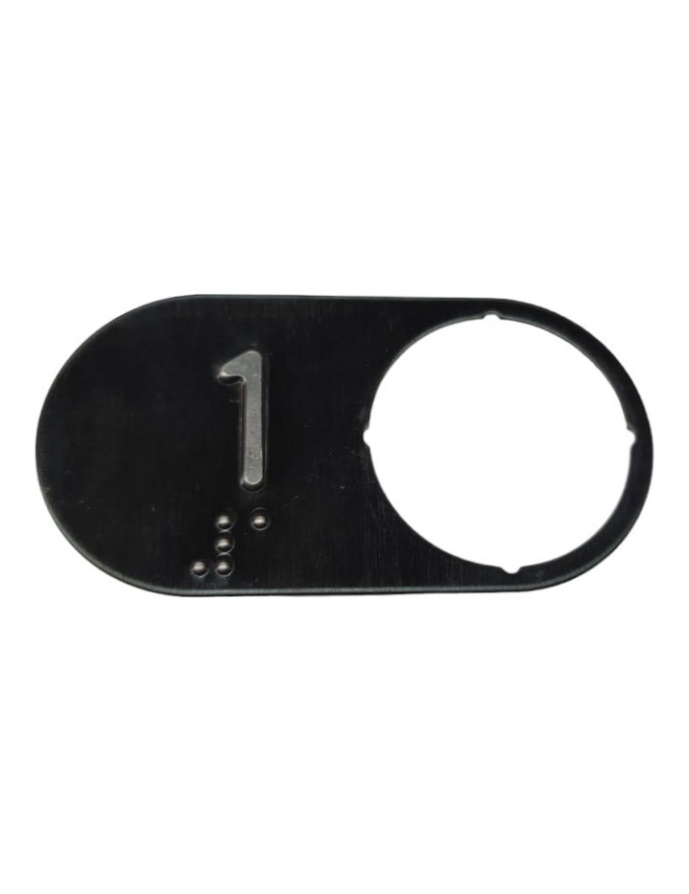 CBBN30B00_1  PLAQUE DMG BRUTUS BLACK 1