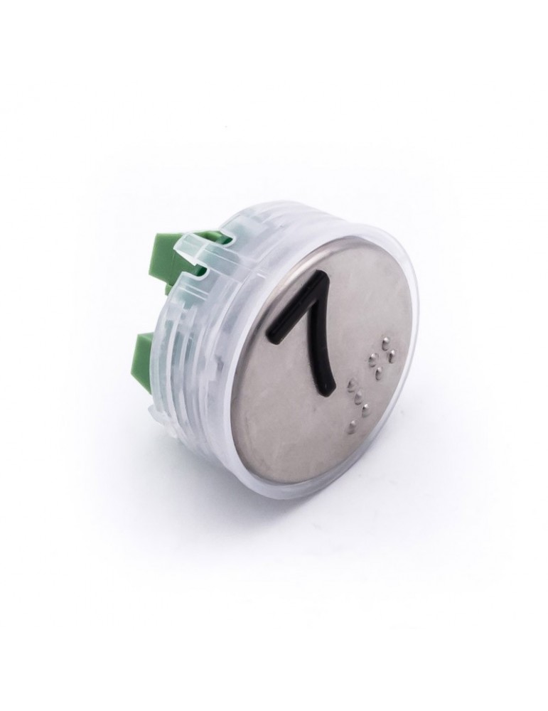 PUSH BUTTON VEGA VENUS  RED LIGHT 12/24V 7