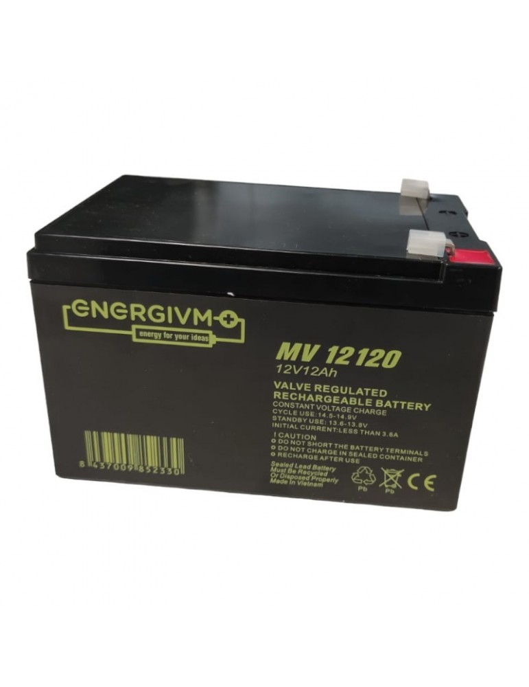 BATTERIE 12V 12AH TAXES INCLUSES