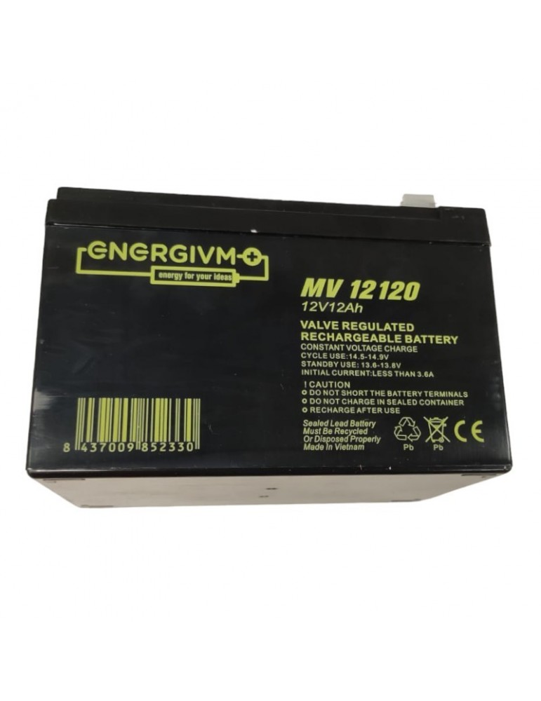 BATTERIE 12V 12AH TAXES INCLUSES