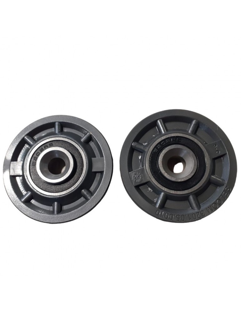 KIT 2 RUEDA SELCOM REENVIO CABLE SINCRO.64MM