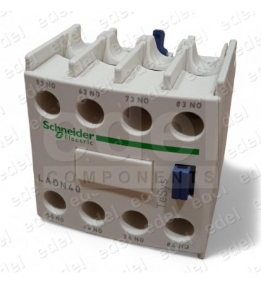 LADN40 AUX. BLOCK LADN40, 4 NO FRONTAL