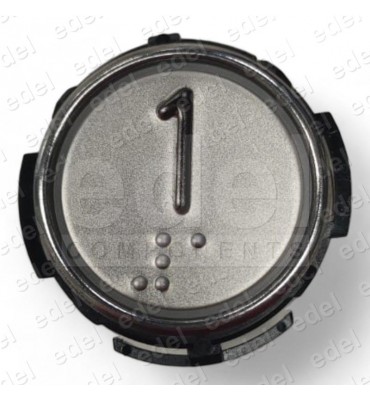 PULS. SCHAEFER RT 42 C/BR ROJO 24V INOX IX ( 1 )