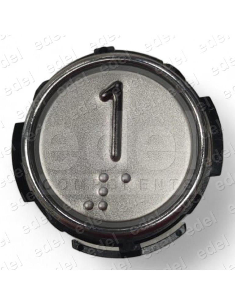 PULS. SCHAEFER RT 42 C/BR ROJO 24V INOX IX ( 1 )