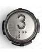 PULS. SCHAEFER RT 42 C/BR ROJO 24V INOX IX ( 3 )
