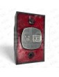 PULSADOR COMPAC D BRAILLE 1C 24V LUM. ROJO B