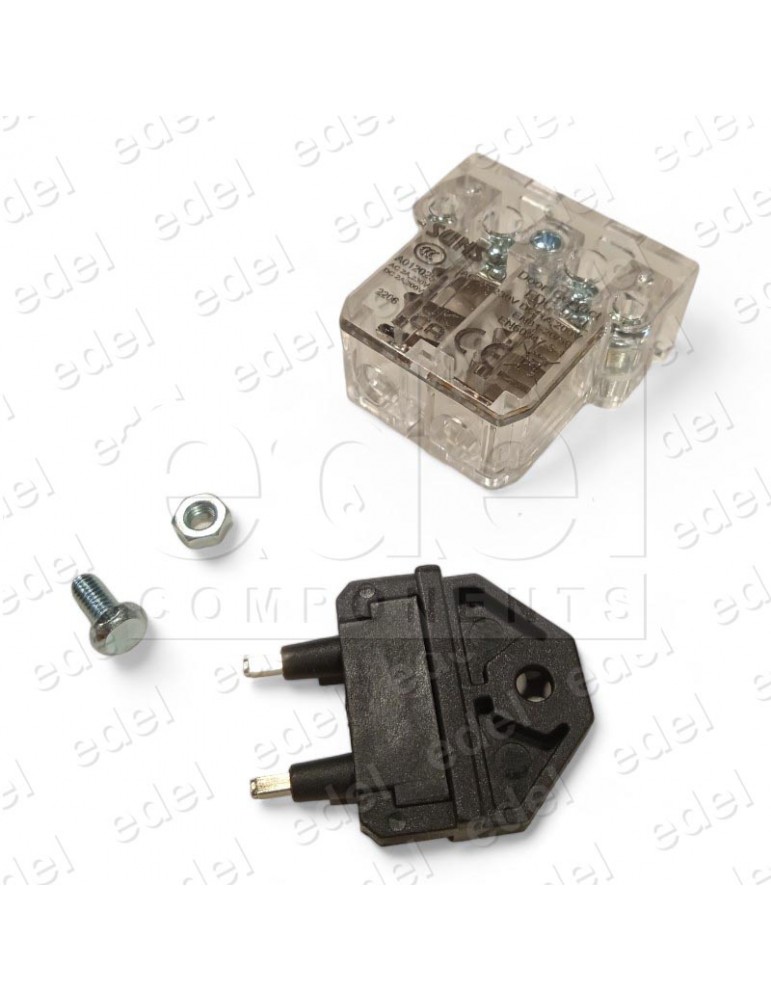 KCE-S4S300000 CONJUNTO CONTACTO ELÉCTRICO FERMATOR 40MM SUNS EDC-92 + PUENTE DCA-F3