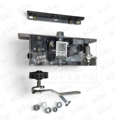 03.103.0FF SAFETY LOCK GERVALL FRONT ACT. SLIM FRAME CHAMFERED LOCKING PIN W/OUT AUX.CONTACT LONG BRIDGE NO HAND