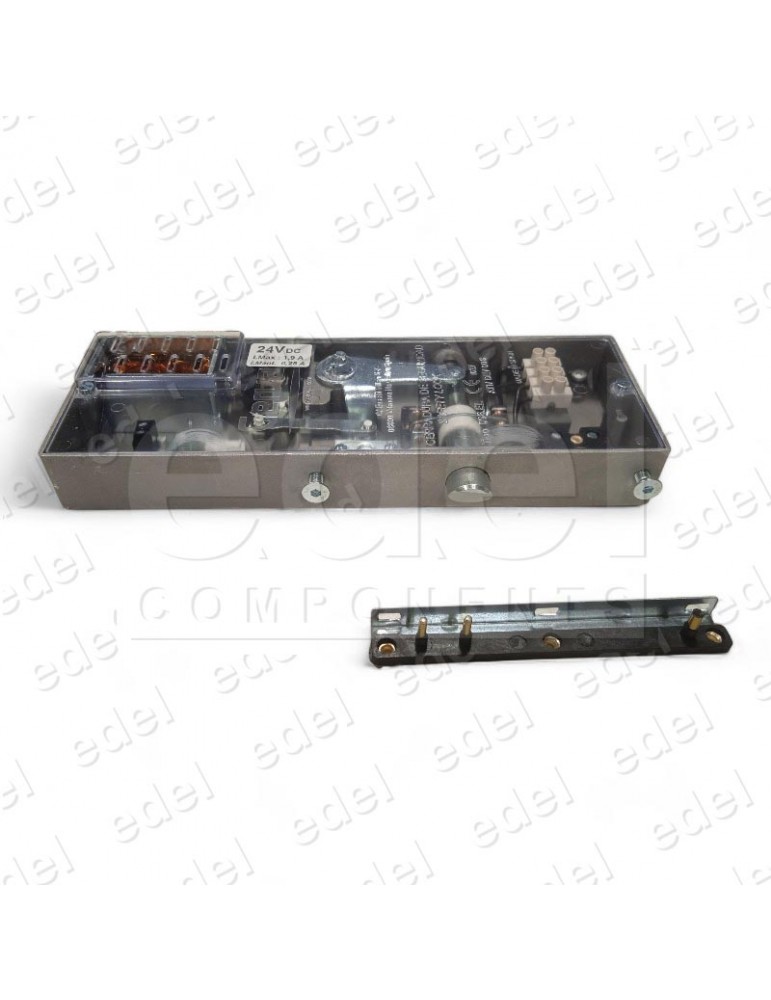 03.096.00.EL SAFETY LOCK GERVALL ACC.ELÉCTRICO 24 VDC CHAMFERED LOCKING PIN  WITH AUXILIARY CONTACT  NO HAND