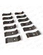 AMI-GM00.S0000 CONJUNTO GRAPA MIRILLA PUERTA SEMIAUTOMATICA FERMATOR GRAN MIRILLA ( 12 UND. )