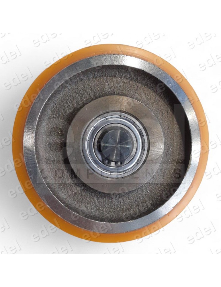 RUEDA 125 X 26 EXCENTRICA HEMBRA HEXAGONO 36MM