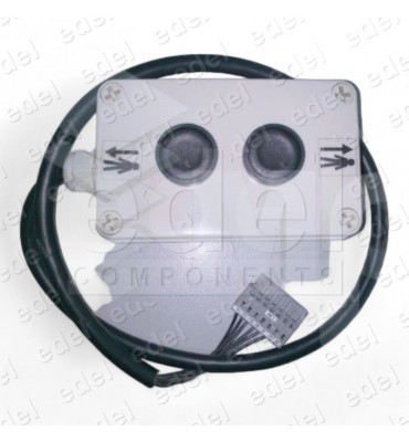 21A2CPUL2PMB MANDO CAJA MP MES 2 PULSADORES CON 2 CONTACTOS NO+NC CABLEADA MICROBASIC