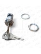 6123088-1 CERRADURA ARMARIO ORONA CROMO CON RESBALON LLAVE A903 M33/M34