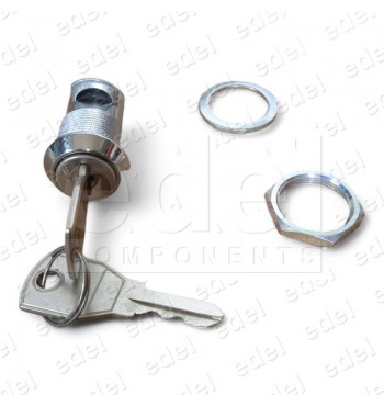 6123088-1 CERRADURA ARMARIO ORONA CROMO CON RESBALON LLAVE A903 M33/M34