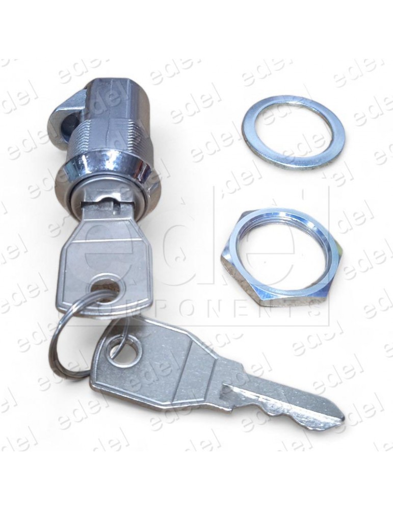 6123088-1 CERRADURA ARMARIO ORONA CROMO CON RESBALON LLAVE A903 M33/M34