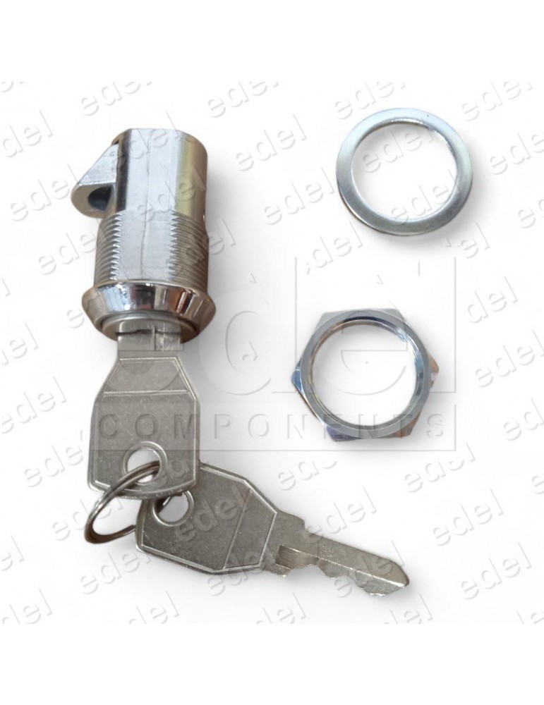 6123088-1 CERRADURA ARMARIO ORONA CROMO CON RESBALON LLAVE A903 M33/M34