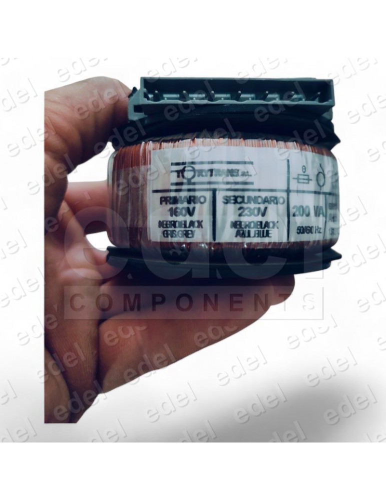 10077551 TRANSFORMADOR FRENO THYSSEN CMC-4 DANAHER 200VA PRIMARIO 160V SECUNDARIO 230V