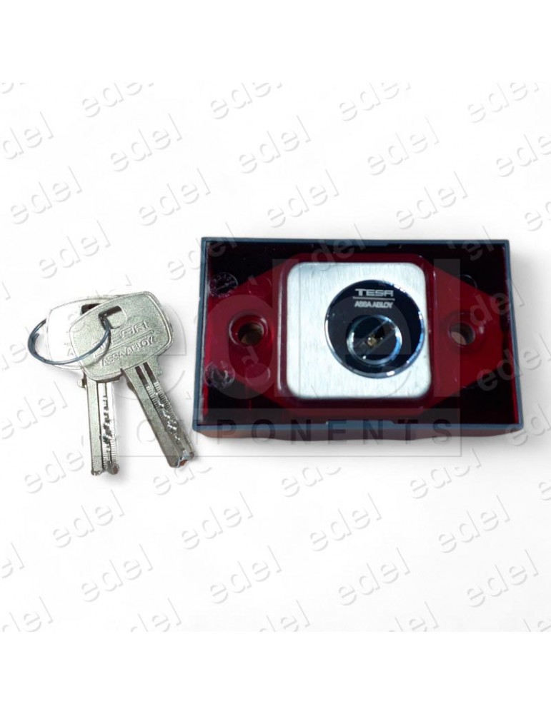 LLAVIN MP COMPAC T COR. ROJO 24V 2P1+R PUNTOS