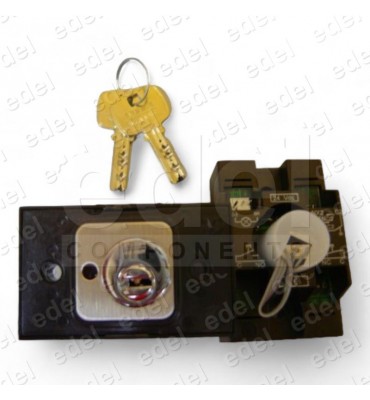 R2172LLCN7069 LLAVIN MP CENIA ENCHUFABLE CUADRADO CON PILOTO LLAVE PUNTOS J9470