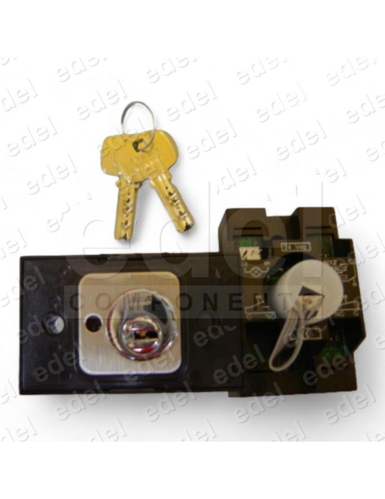 R2172LLCN7069 LLAVIN MP CENIA ENCHUFABLE CUADRADO CON PILOTO LLAVE PUNTOS J9470