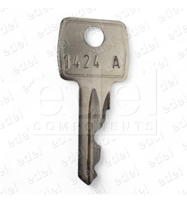 GAA431CQ10 LLAVE ARMARIO OTIS GEN2 COMFORT RONIS 1424A DENTADA