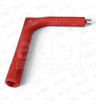 LLAVE TRIANGULAR CON PIVOTES - COLOR ROJO