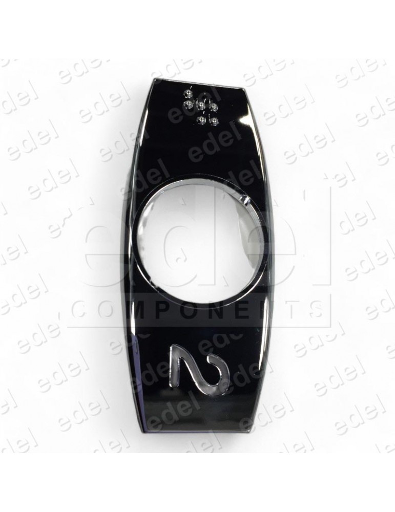 CARATULA OTIS 2000 CROM. C/BRAILLE (2) DERECHA