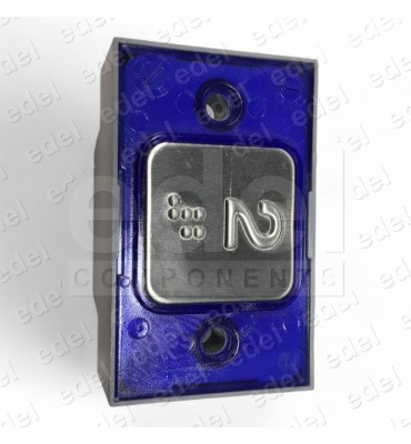 R2172PTBCAM02 PUSH BUTTON MP COMPAC BRA COR 1C 24V BLUE SEC. (2)