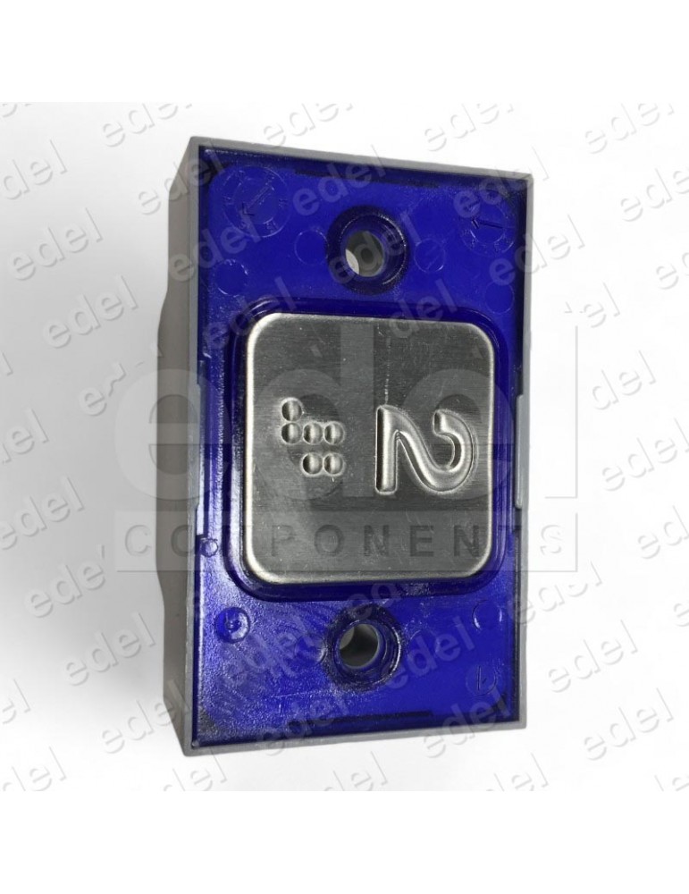 R2172PTBCAM02 BOUTON MP COMPAC BRA COR 1C 24V BLEU SEC. (2)