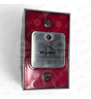 R2172PTGPR04 BOUTON MAC PUARSA COMPAC T CON VOYANT 24V ROUGE 4