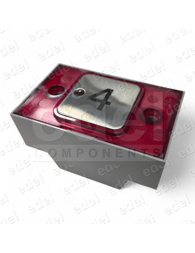 R2172PTGPR04 PULSADOR MAC PUARSA COMPAC T CON PILOTO 24V ROJO 4