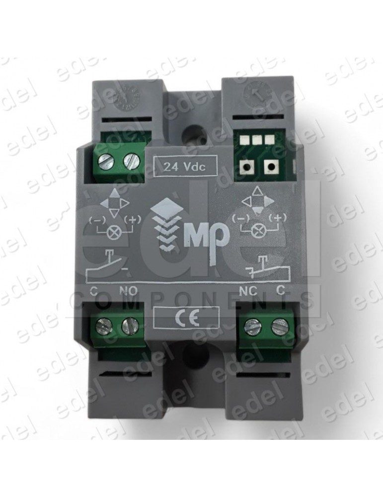 PULS. COMPAC V BRAILLE RED. C/PILOTO 1C 24V ROJO 3