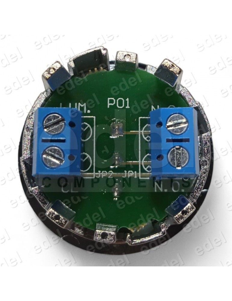 PUSH BUTTON EDEL RC BLUE LL