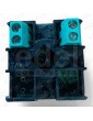 PULSADOR ELMI RP42 NEGRO BRAILLE LED ROJO 24V (LL)