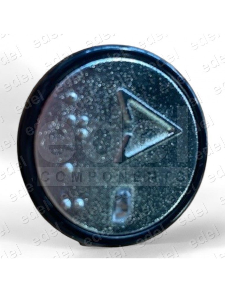 PULSADOR ENOR PLM EXT. NEGRO FLECHA SUBIDA