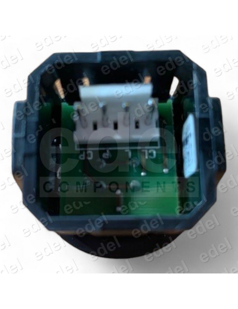 PULSADOR ENOR PLM EXT. NEGRO FLECHA SUBIDA