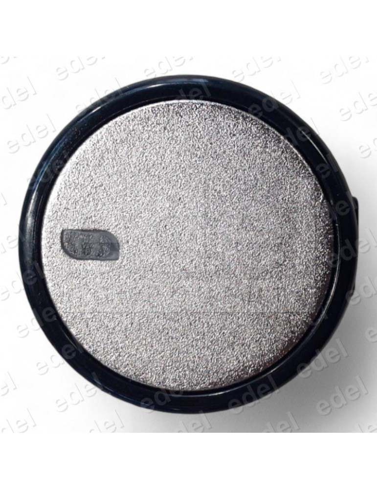 0590510NLI PULSADOR ENOR PLM-P ANILLO NEGRO LISO