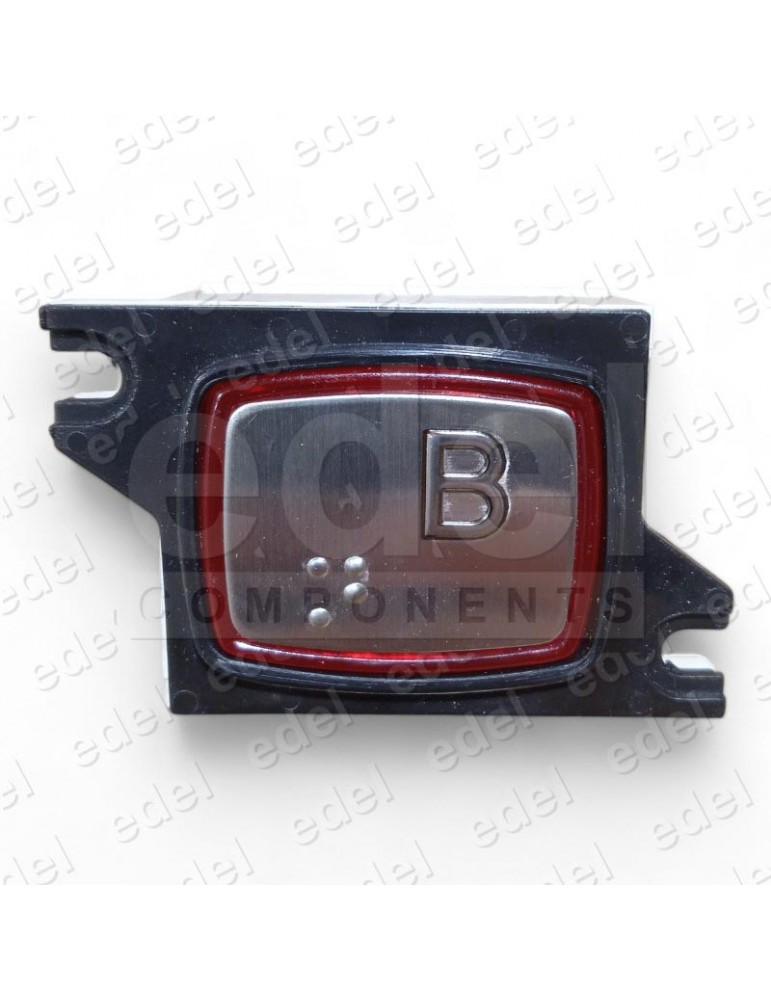 PULSADOR JMT TVAB 1NO LUMINOSO 24V LED ROJO B