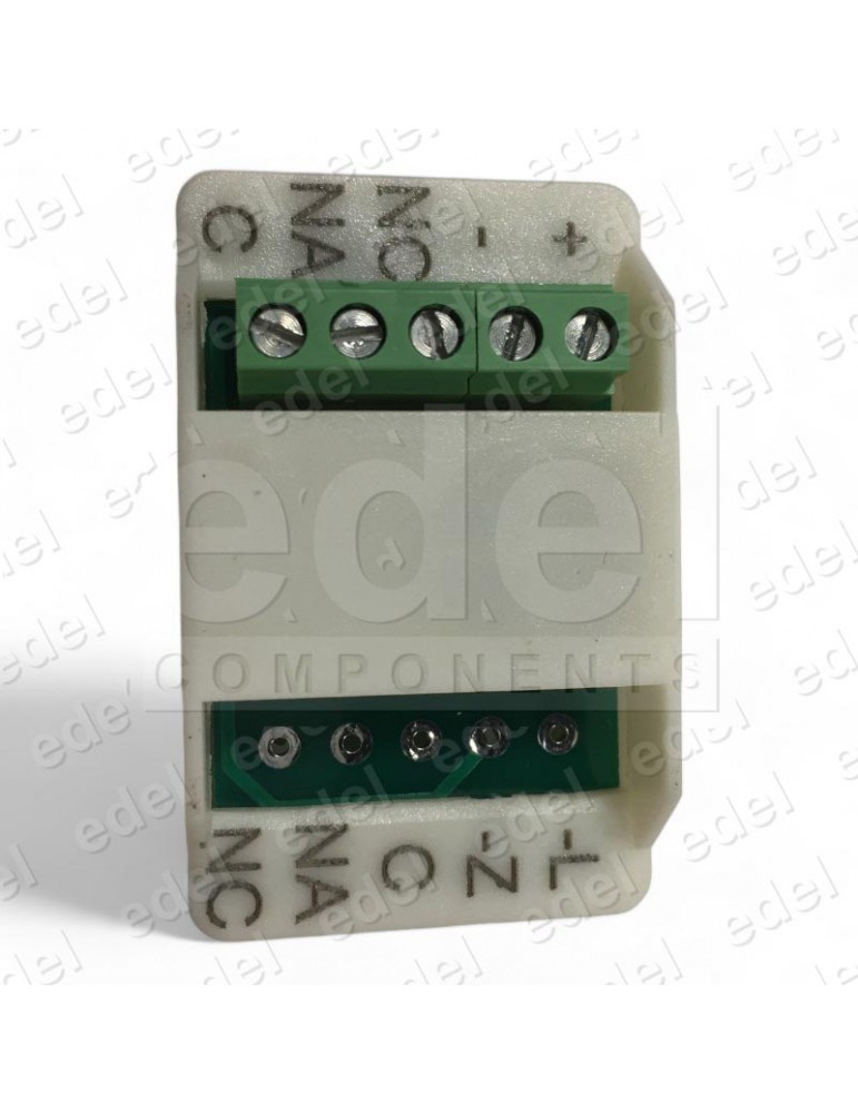 PULSADOR JMT AV1B 1NO LUMINOSO 24V LED ROJO FS