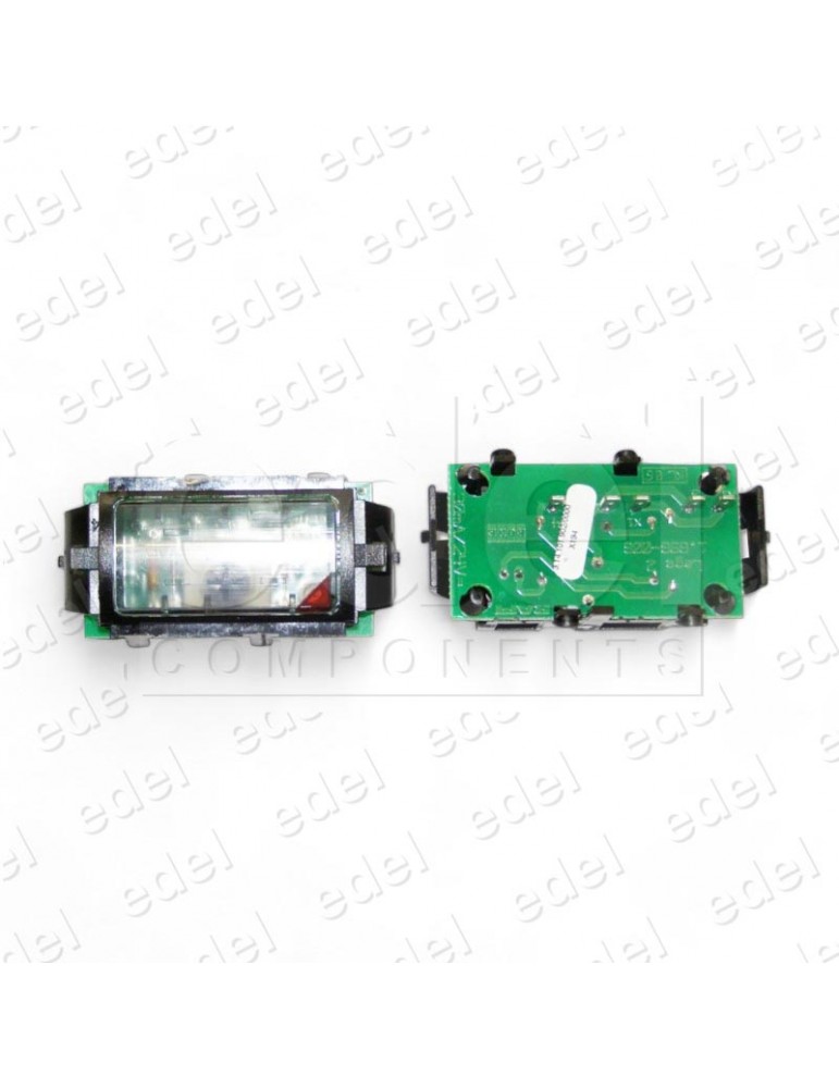 KM474546G01 PULSADOR CABINA KONE RECTANGULAR M10 24V SIN MARCO