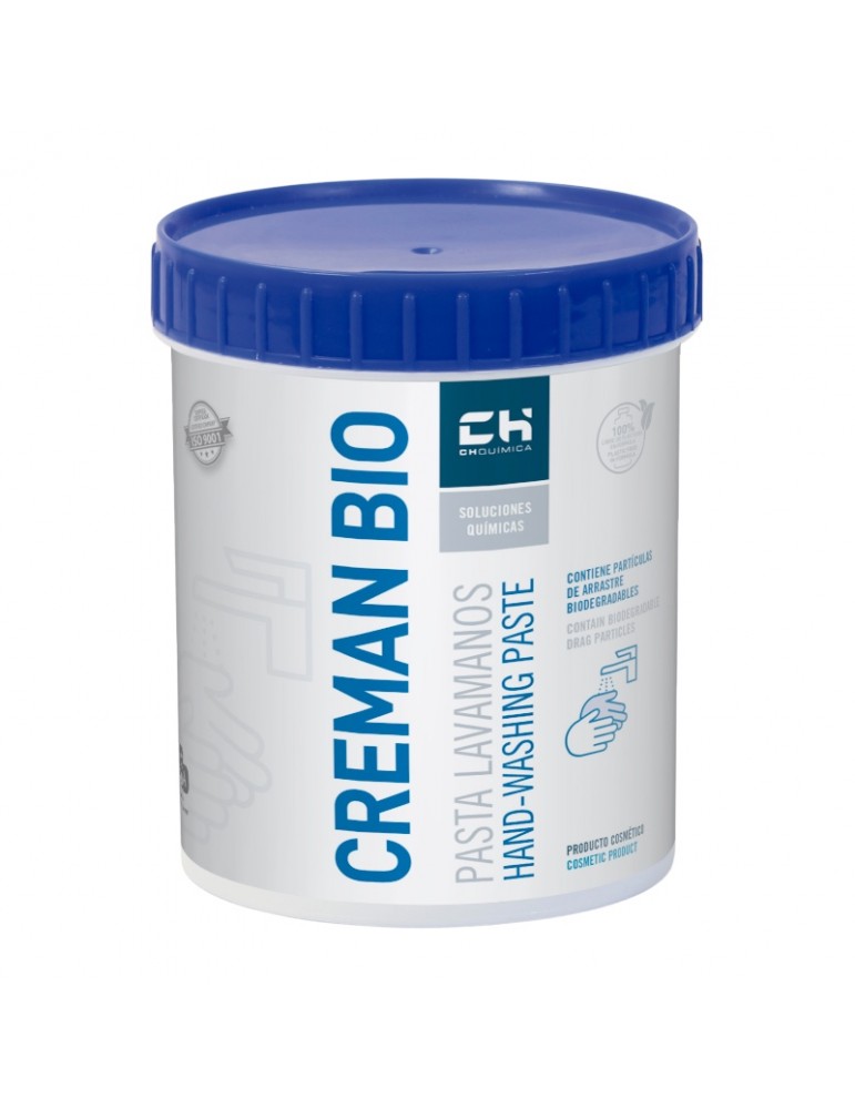 PASTA JABON LAVAMANOS CON PARTICULAS DE ARRASTRE CREMAN BIO