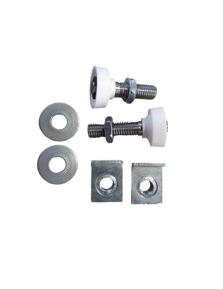 960679 KIT COMPLETO RUEDA Y EJE CERRADURA SCHINDLER T11/82/C11/83 ( 2 UNIDADES )