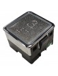 PULSADOR ELMI RP42 GRAF. BRAILLE LED ROJO 24V (3)