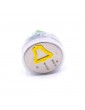 PULSADOR VEGA VENUS 2C LUMINOSO  AMARILLO 12/24V ALARMA