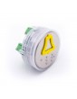 PULSADOR VEGA VENUS 2C LUMINOSO  AMARILLO 12/24V ALARMA