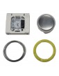 BLSNF34MR.MK_00 BOUTON DMG BLS ROUGE INOX  AVEUGLE