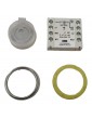 BLSAF44MR.MK ALR BOUTON DMG BLS 2C 24V ROUGE INOX ALARME