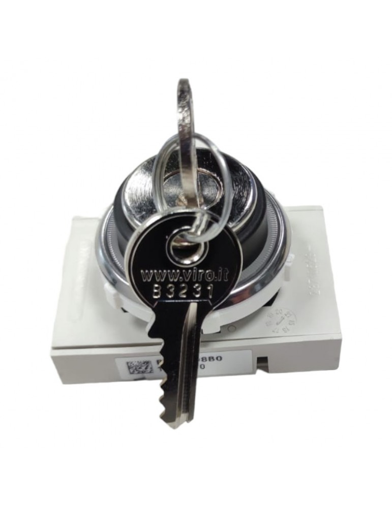 CFK117VSL.MK KEYSWITCH DMG 1 POSITION 1 EXT 2C  BLS KEY B3231 RED LIGHT